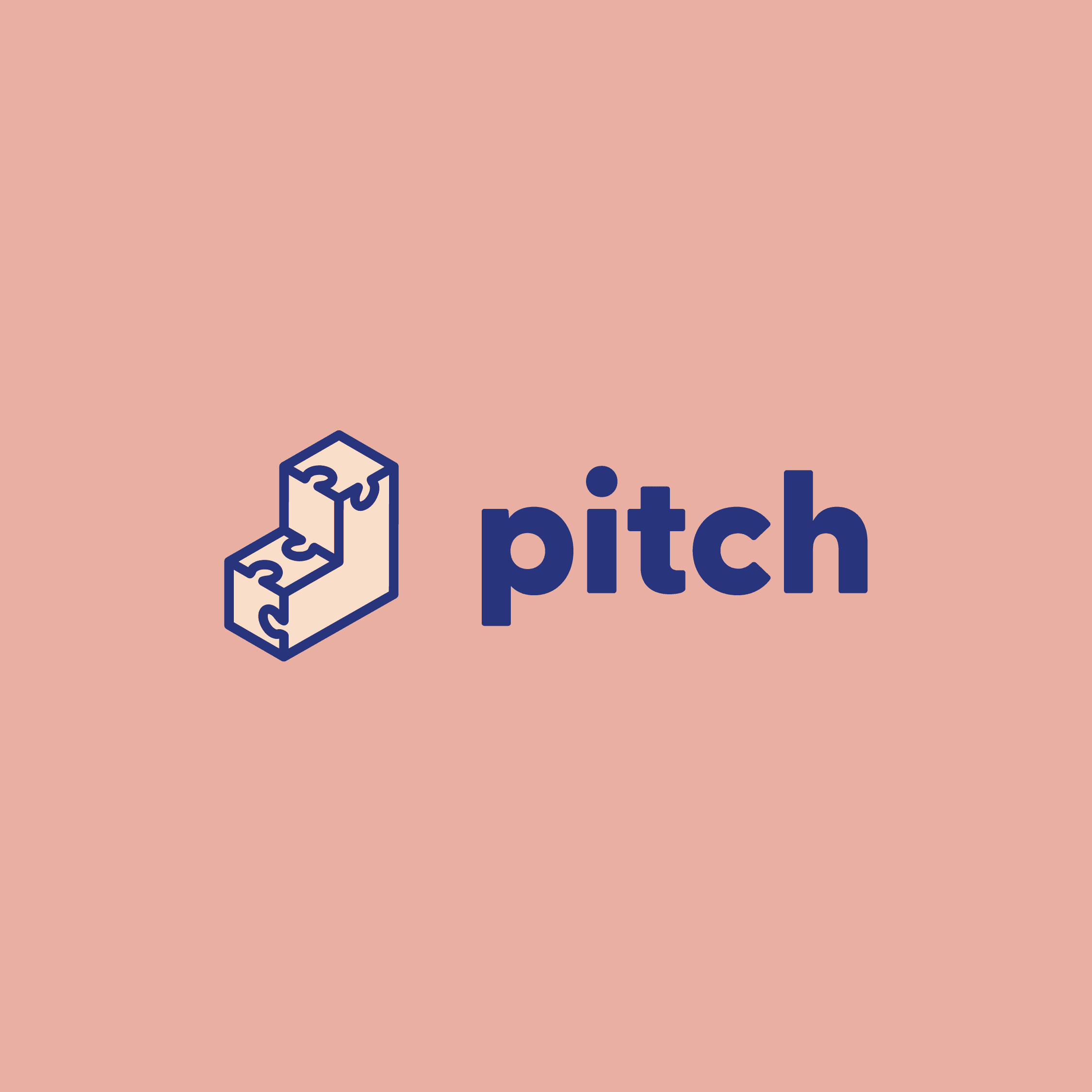 Journal/Portfolio - Logo de Pitch Sport - version rose